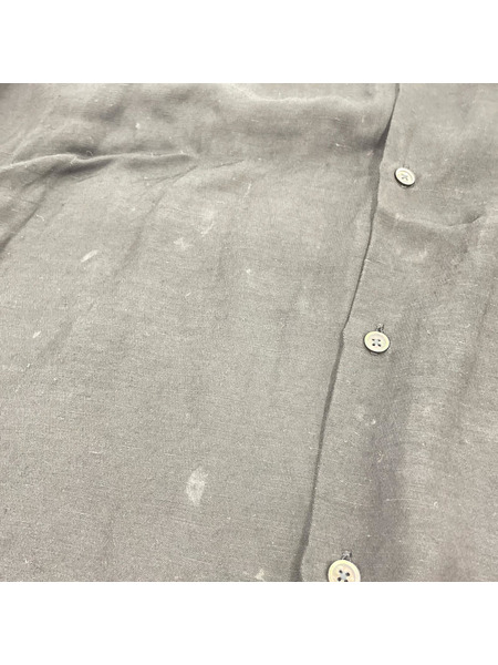 stein 長袖シャツ RAYON/LINEN OVERSIZED DOWN PAT SHIRT