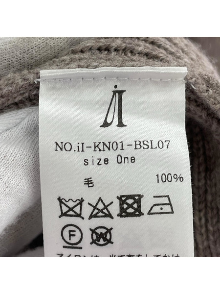 URBAN RESEARCH ニット・セーター タートルネック 茶