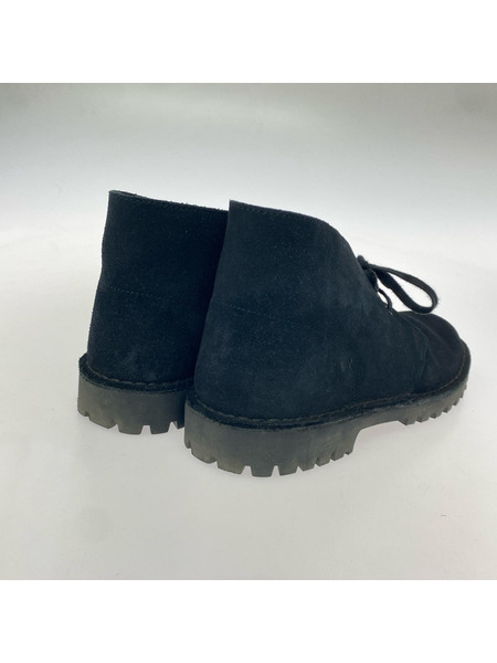 Clarks ブーツ Desert Boot スエード 黒 26.0cm