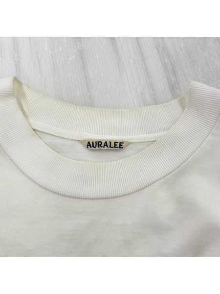 AURALEE 半袖Tシャツ・カットソー A20ST01SU/STAND UP TEE/白/4