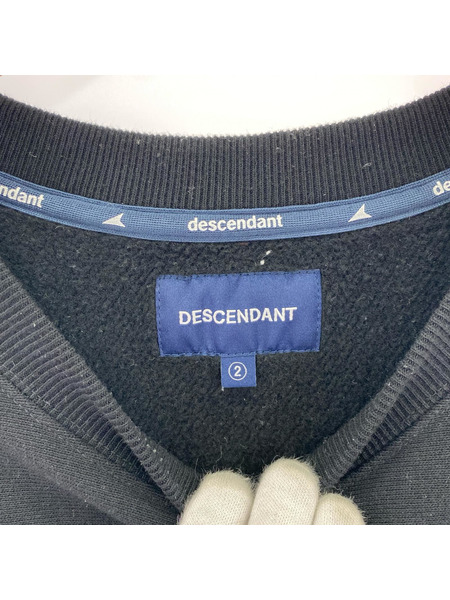 DESCENTE スウェット・トレーナー BREACHING CREW NECK Size 2
