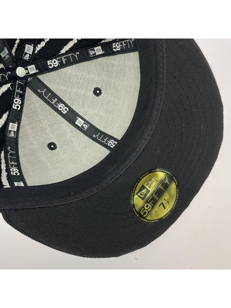 Supreme キャップ ×NEW ERA 19SS Text Stripe New Era Cap[値下]