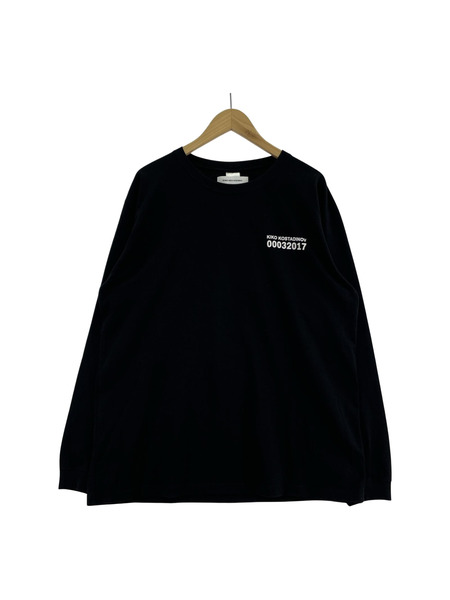 KIKO KOSTADINOV 17AW classless L/S T-shirts 胸ロゴL/STee XL 黒