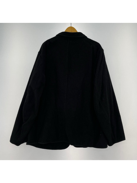 COMOLI ジャケット シルクパイルスモーキングジャケット (3) 黒