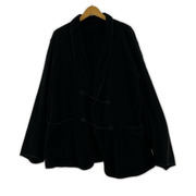 COMOLI ジャケット シルクパイルスモーキングジャケット (3) 黒