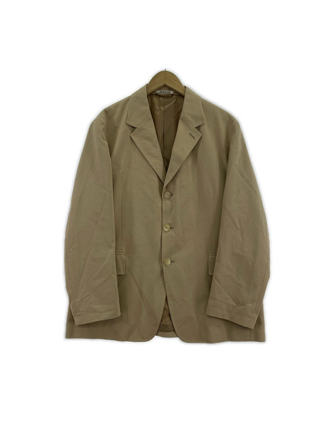 AURALEE SUPER FINE WOOL COTTON TWILL OVER JACKET