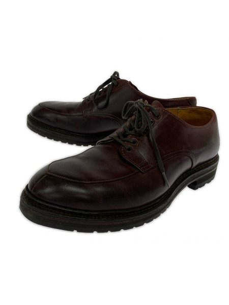 ALDEN シューズ 5468 V-TIP BROWN CALF (US9/27cm) バーガンディ