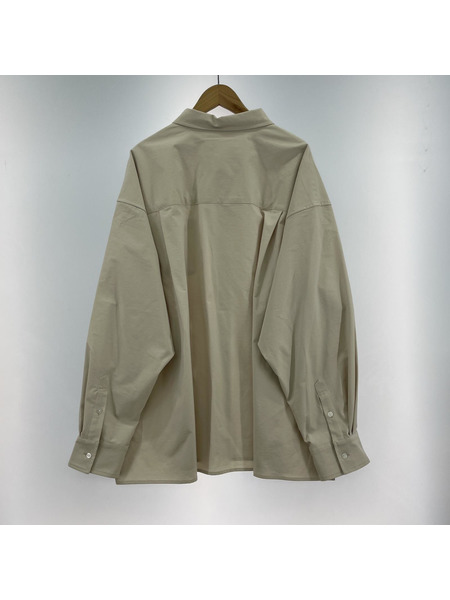 長袖シャツ carorie CLEAN TECH TWILL SHIRT L ベージュ