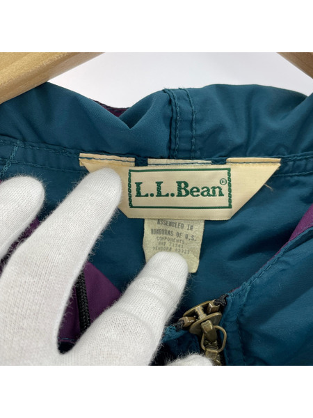 L.L.Bean 長袖Tシャツ・カットソー 70-80s アノラックパーカー 青