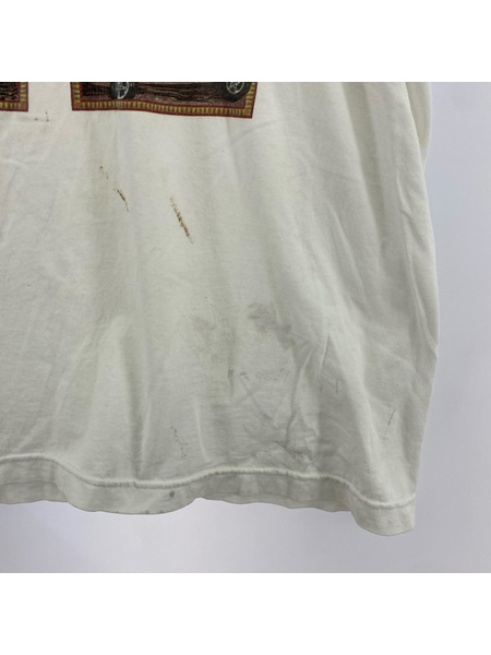 OLD・VINTAGE 半袖Tシャツ・カットソー 90s JEEP プリント 白 (L)