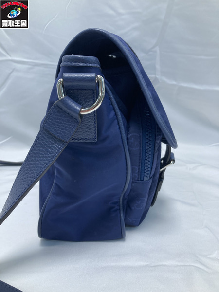 GUCCI GGナイロン ショルダーバッグ 510335 グッチ ブルー