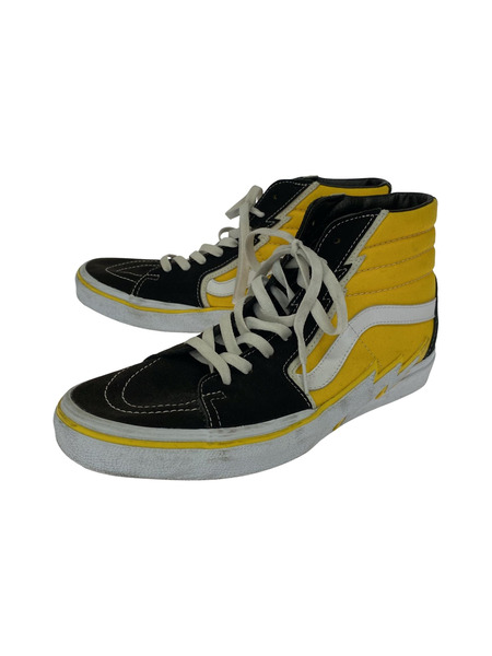 VANS スニーカー sk8-hi bolt 黄 28.0cm