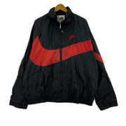 NIKE ジャケット 90s ビッグスウォッシュ ナイロンJKT(L)