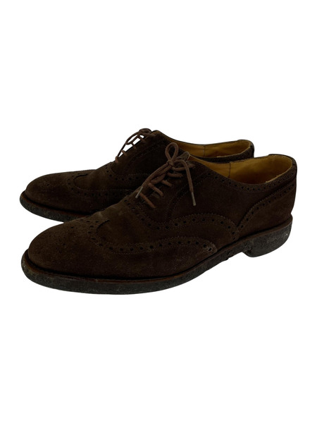 PEAL＆Co×Brooks Brothers スエード/ウィングチップシューズ