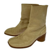 MAISON MARGIELA ブーツ 22ss タビ ヒールブーツ 41 ベージュ