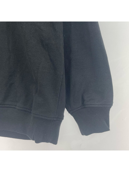COMOLI スウェット・トレーナー 24SS コットン裏毛 クルーネック 黒 (3)