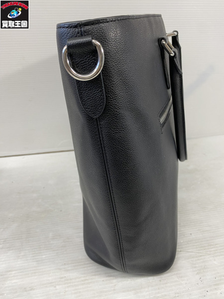 ハンドバッグ COACH レザーブリーフケース トートバッグ 黒