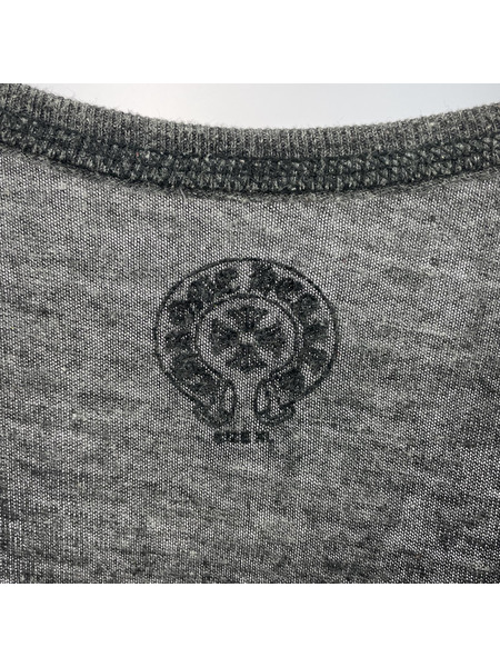 CHROME HEARTS ヘンリーネック フレアニー XL グレー