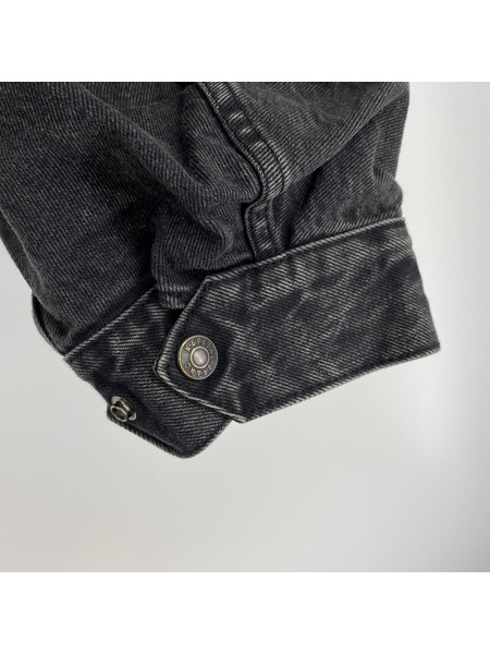 KAPITAL 14oz Black Denim T-back Drizzler Anarchy Rainbowy 4
