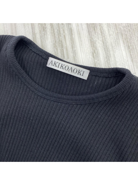 . 半袖Tシャツ・カットソー AKIKOAOKI ギャザーカットソー F ブ