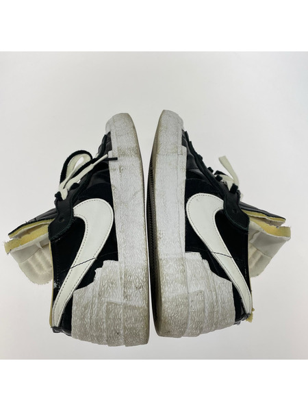 NIKE スニーカー ×sacai Blazer Low "Black Patent Leather"