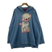 Vivienne Westwood red label キャラクタープリント オーバーサイズPOパーカー 00 サックス