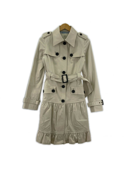 GRACE CONTINENTAL ソノ他 フリル トレンチコート ベージュ(36)
