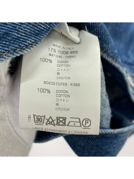 GIVENCHY 加工 デニムジャケット XS インディゴ[値下]