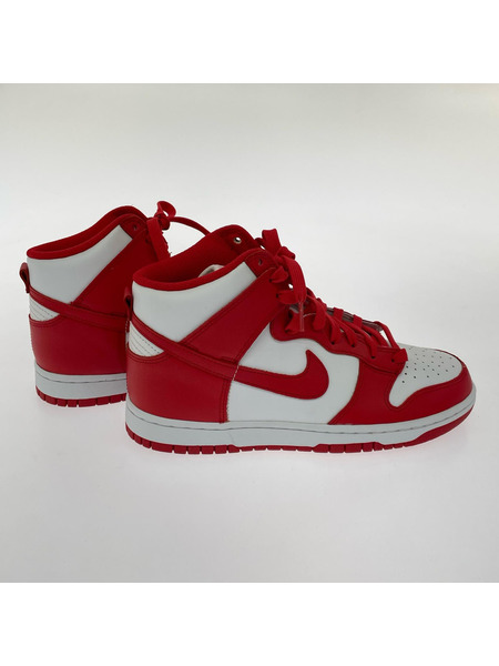NIKE スニーカー DUNK HIGH RED 26.0cm