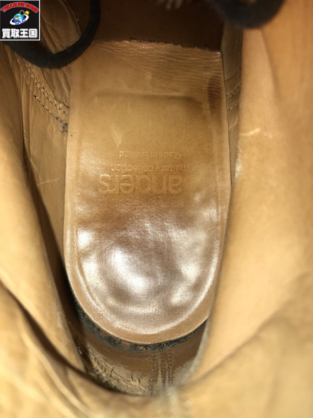 SANDERS ブーツ 9638 Military Cap Toe Boots (8 1/2)