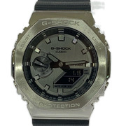 CASIO G-SHOCK METAL COVERED GM-2100 デジタル ラバー 銀黒