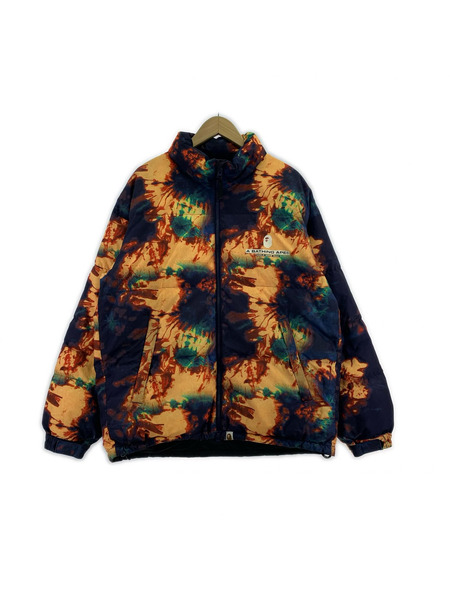 A BATHING APE ダウンジャケット 22SS TIE DYE LOOSE FIT DOWN JACKET