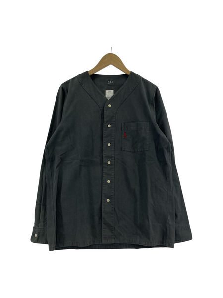 VISVIM 長袖シャツ 18AW ベースボールシャツ 2 グレー