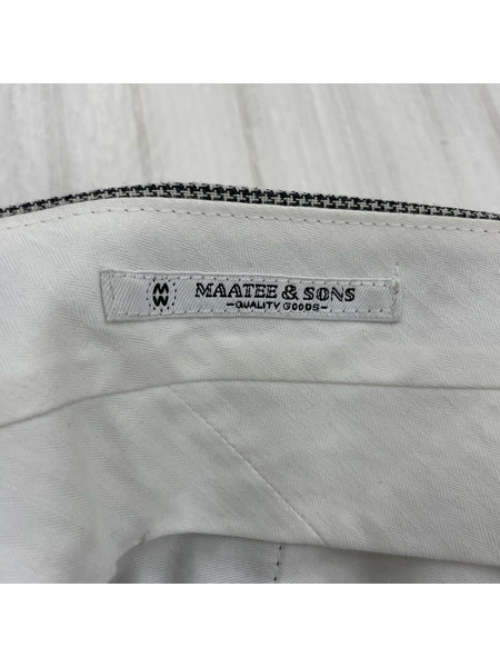 MAATEE&SONS 25SS JEFFERY スラックス 2 グレー ZT5103-0205B