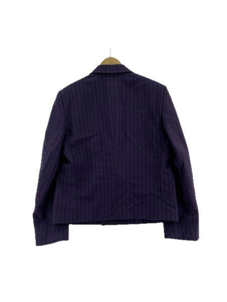 LITTLEBIG テーラードジャケット・ブレザー Chalk Stripe Short Jacket 紫