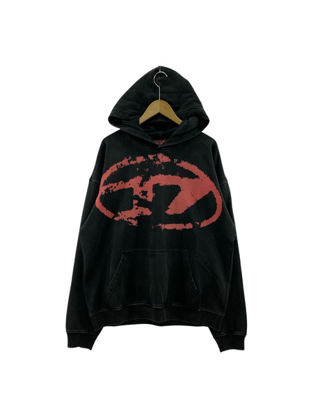 DIESEL S-BOXT-HOOD-R10 POパーカー