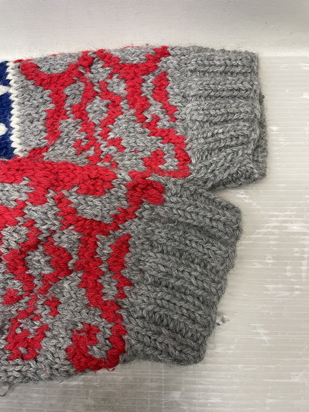 LOEWE ウールアルパカ ノルディックニット XS マルチ H526Y14K61