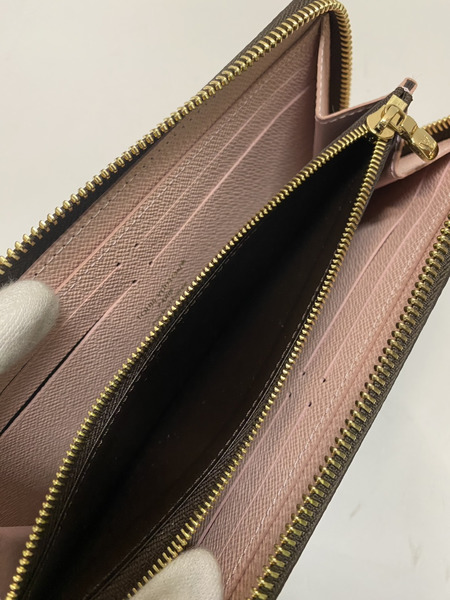  LV モノグラム　ポルトフォイユ　クレマンス　ローズバレリーヌ M61298