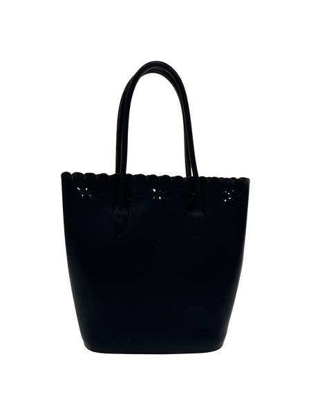 tricot COMME des GARCONS カッティングレザー トートバッグ ブラック[値下]