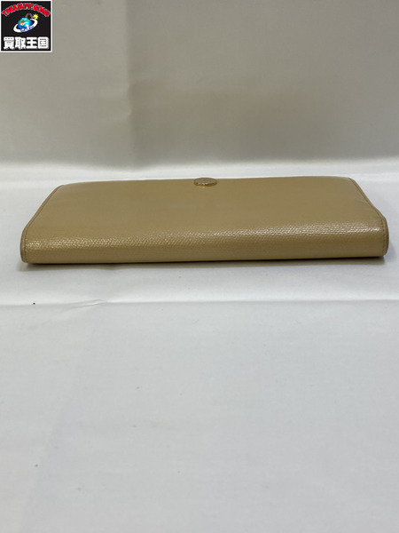 CHANEL シャネル ココボタン　長財布 サイフ ベージュ