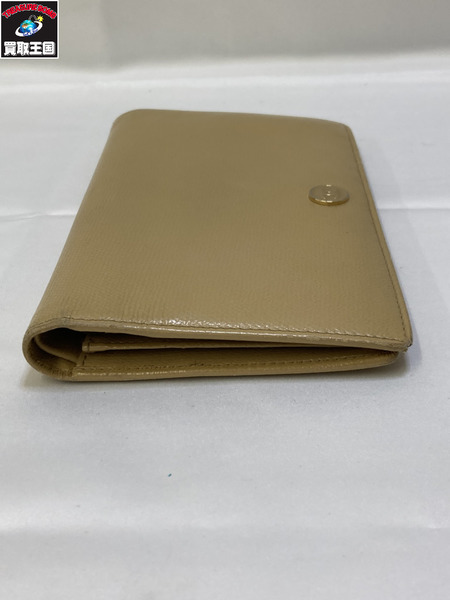 CHANEL シャネル ココボタン　長財布 サイフ ベージュ