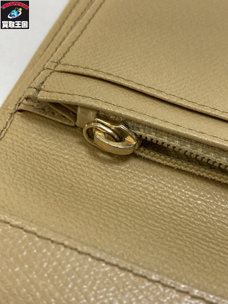 CHANEL シャネル ココボタン　長財布 サイフ ベージュ