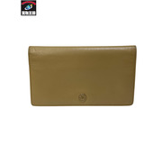 CHANEL シャネル ココボタン　長財布 サイフ ベージュ