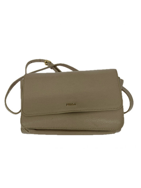 FURLA ショルダーバッグ BEG/ウォレットポーチ
