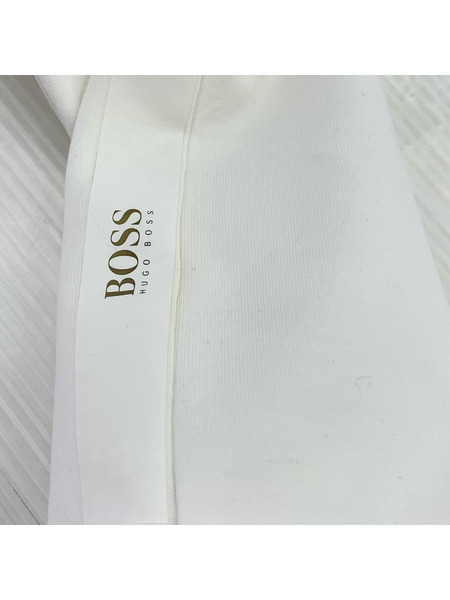 HUGO BOSS パーカー（ジップアップ） 白　L