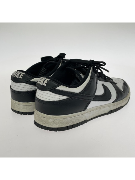 NIKE スニーカー DUNK LOW RETRO BLACK/WHITE  26.0