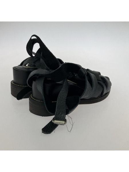 Acne Studios ソノ他 サンダル レザー グラディエーター 黒 (38)