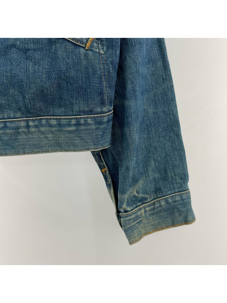 Wrangler デニムジャケット 70s 黒タグ初期 USA製 124mj 46