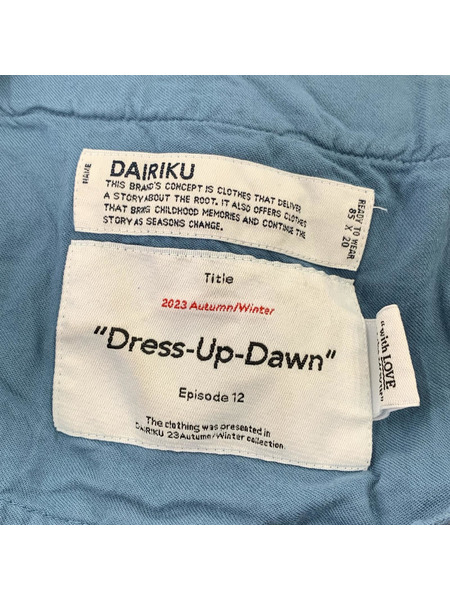 DAIRIKU パンツ 23AW Vintage Wash Wide Sweat Pants S