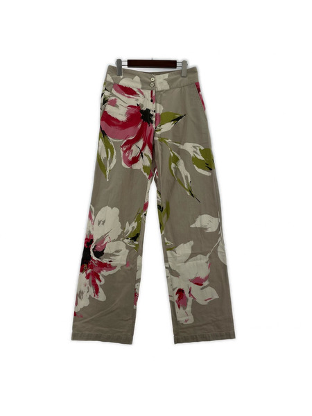 DRIES VAN NOTEN パンツ botanical wide trousers 36 ベージュ